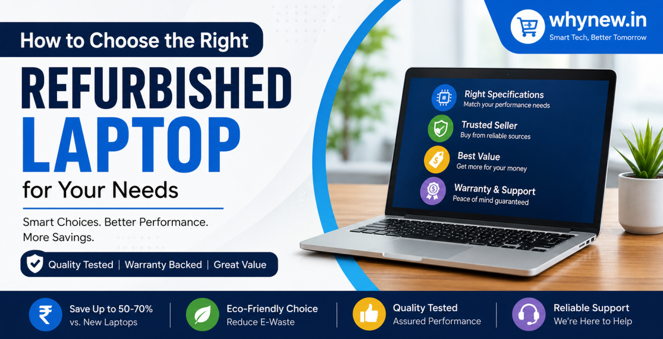 How to Choose the Right Refurbished Laptop for Your Needs