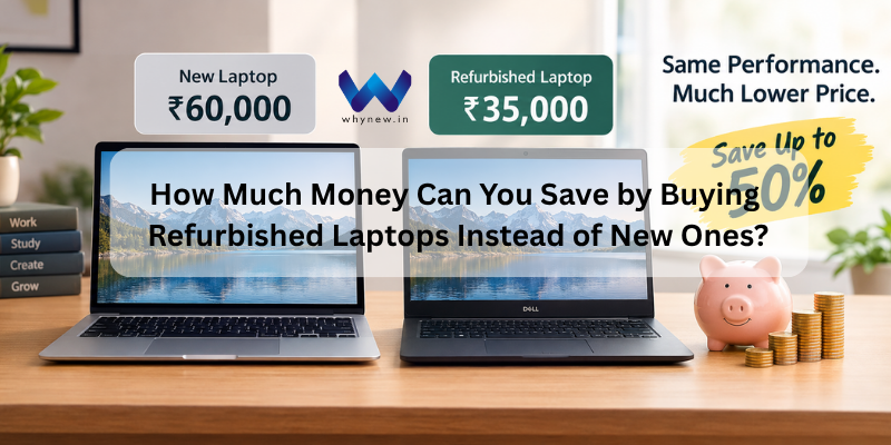 How Much Money Can You Save by Buying Refurbished Laptops Instead of New Ones