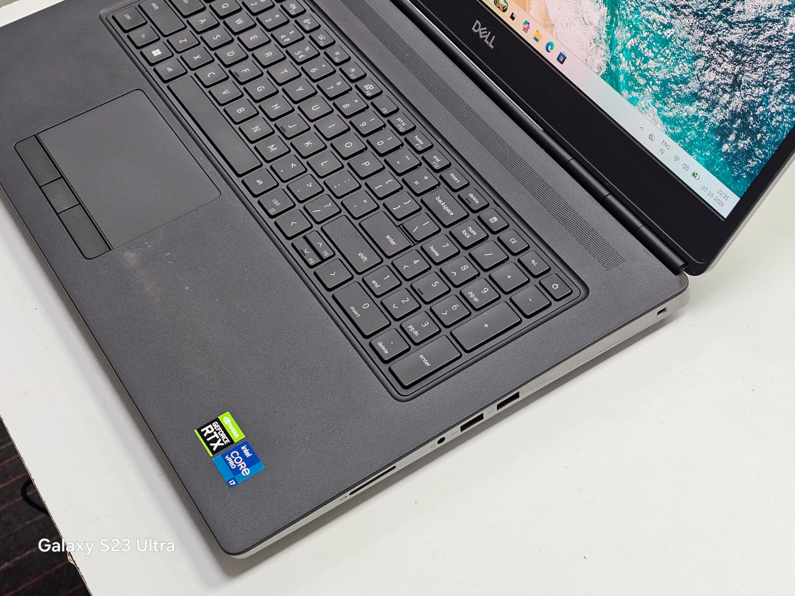 DELL PRECISION 7760 - Refurbished | Intel Core i7-11850H CPU @ 2.50 GHz (Turbo Boost up to 4.80 GHz) - 8 Cores / 16 Threads | 16 GB RAM | 32 GB RAM | 512 GB SSD | 1 TB SSD | NVIDIA RTX A3000 6 GB Dedicated Graphics | Webcam | Bluetooth | Wi-Fi | 17.3 Inches Full HD Display | USB-C / Thunderbolt 4 Ports | Windows 10/11 Pro - Image 2